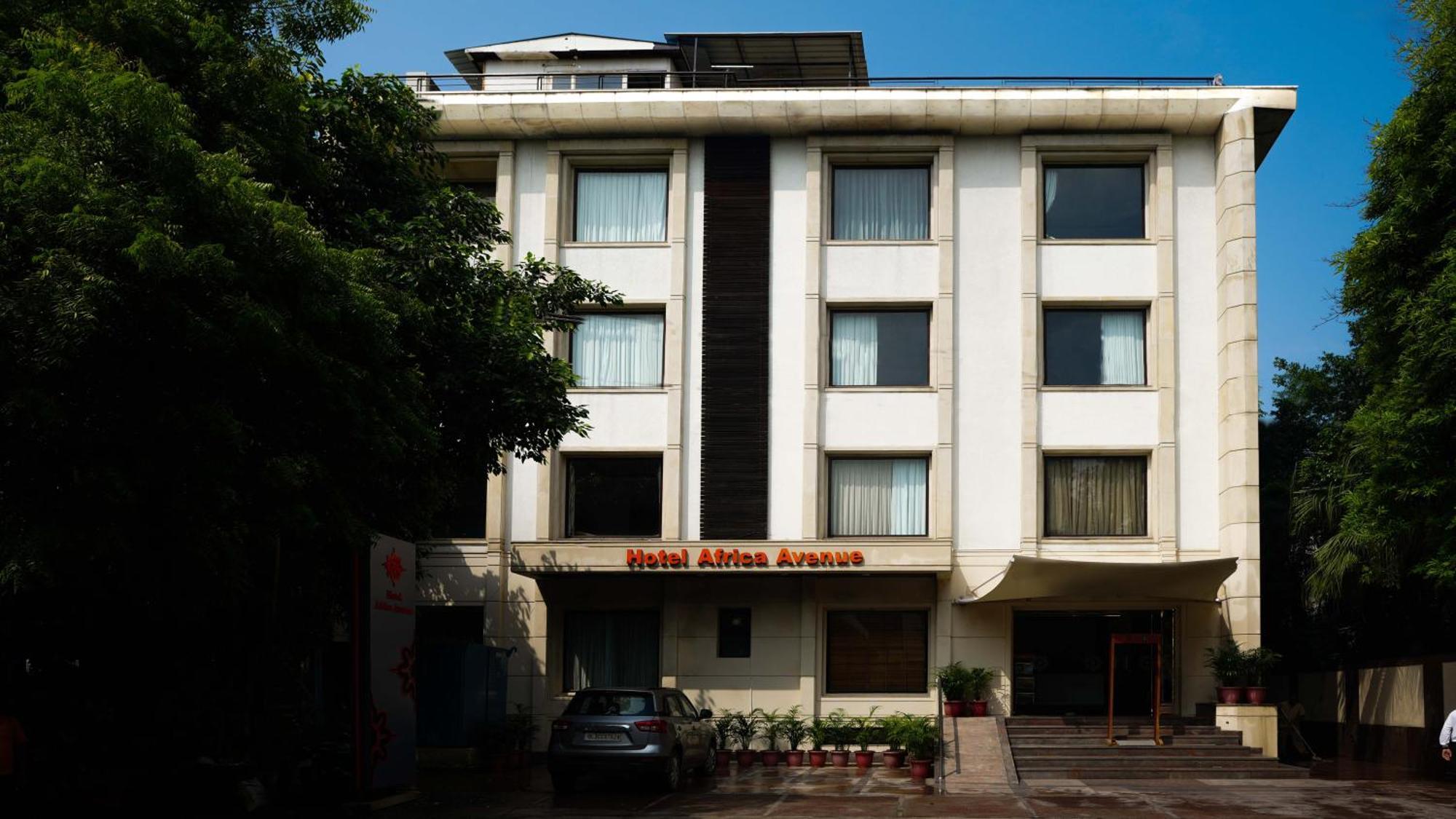 Hotel Africa Avenue - Greater Kailash 1 Nové Dillí Exteriér fotografie